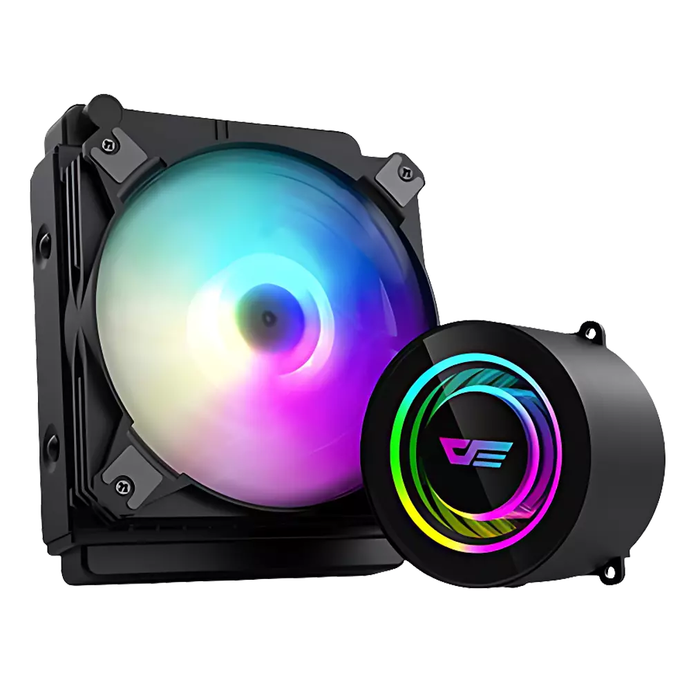 DarkFlash Twister DX120 | Liquid CPU Cooler Black in Dubai