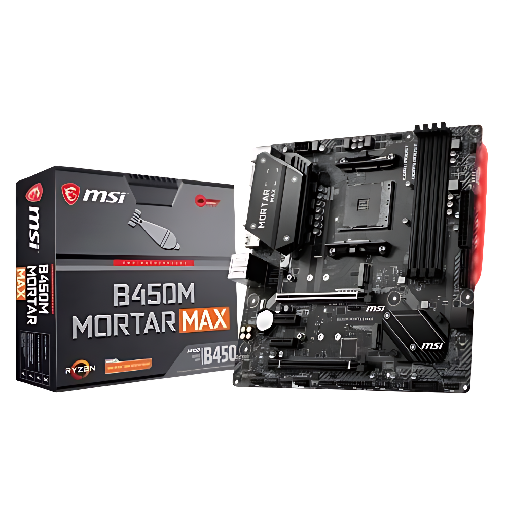 MSI B450M Mortar in Dubai | Buy Max AMD AM4 Motherboard