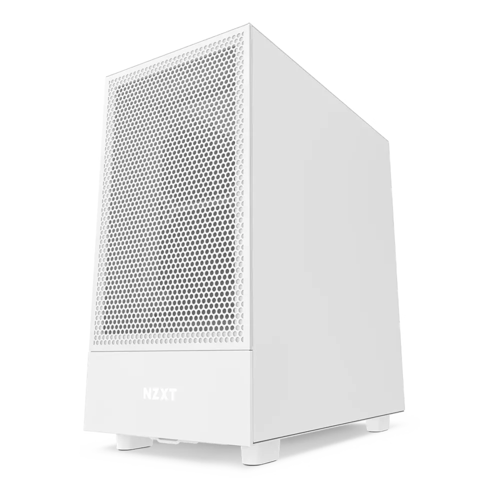 NZXT H5 Flow | RGB Airflow White Case in Dubai
