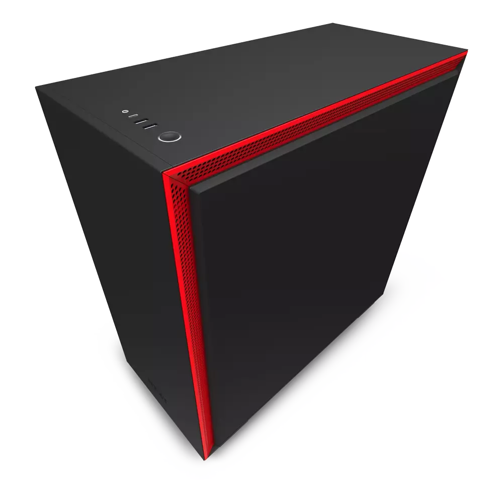 NZXT H710i Tempered Glass | ATX Mid-Tower Case Matte Black/Red in Dubai